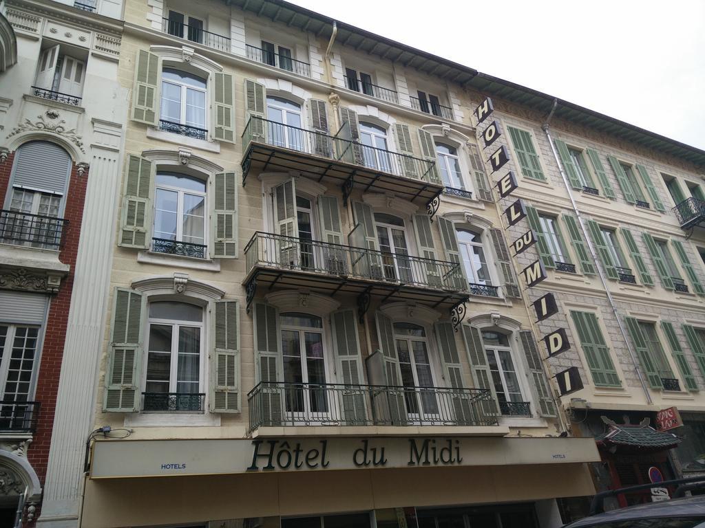 Hotel Du Midi Niza Exterior foto
